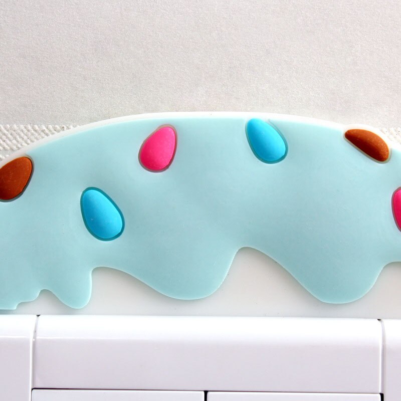 Cartoon Cute Switch Sticker Glow in Dark Wall Sticker Luminous Switch or Socket Soft Silicone Protect Cover On-Off Decor Sticker
