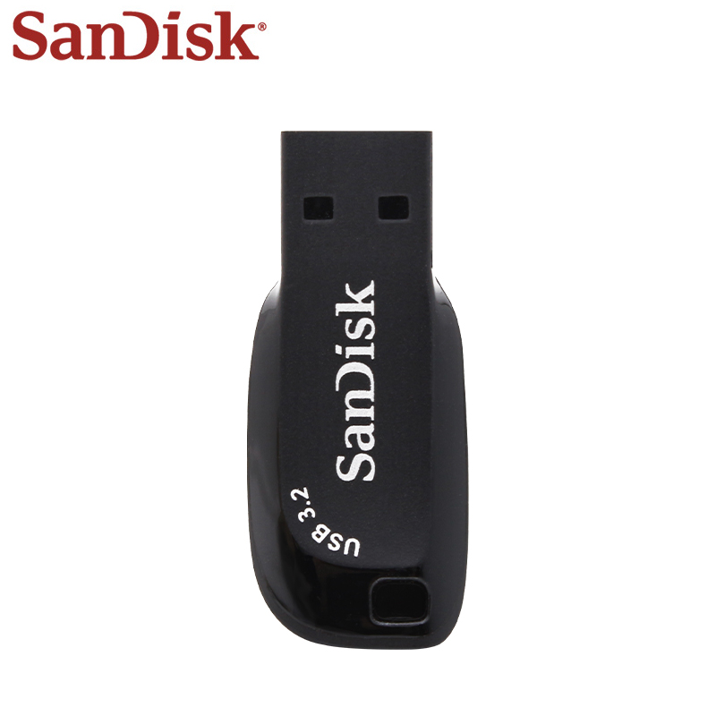 Originele SanDisk Ultra Shift USB3.0 Memory Stick CZ410 32GB 64GB 128GB Zwart USB Pendrive Opslag UDisk 256GB Stick Voor Laptop