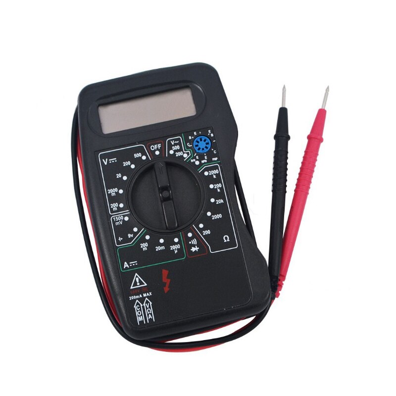1Pcs Multifunction Multimeter Tester Voltmeter LCD Digital Multimeter Not Included Battery