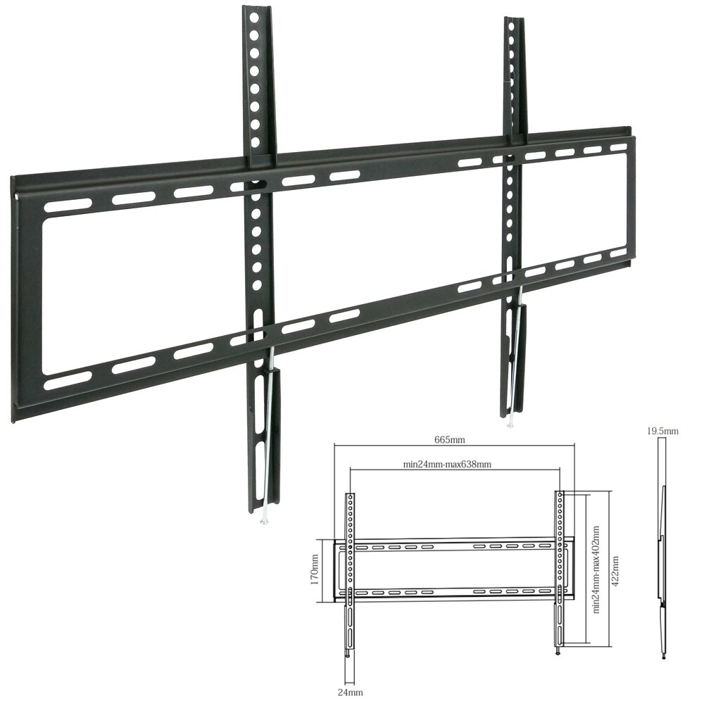 Bematik-suporte de tv de parede para tela plana 37 "a 70"