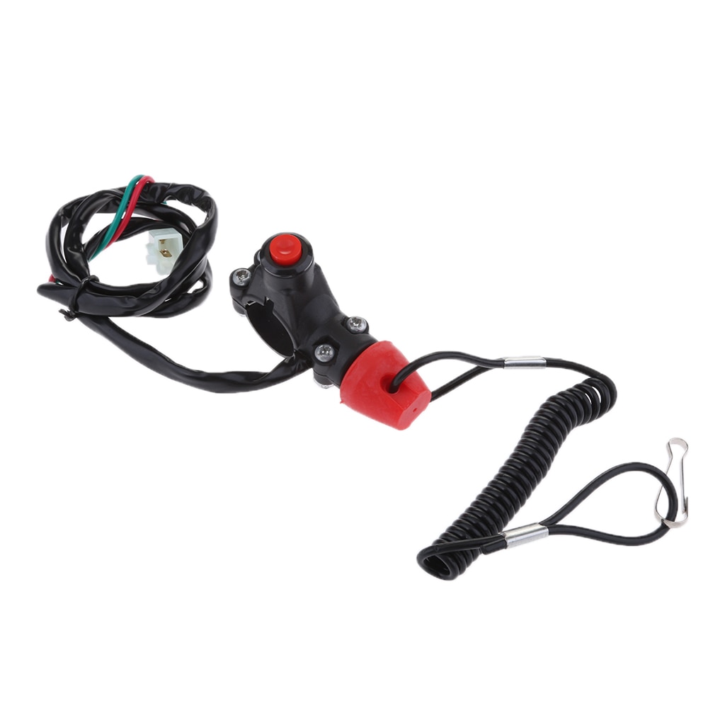 Veiligheid Tether Motor Stop Kill Switch Voor 47cc 49cc Mini Pocket Dirt Bike
