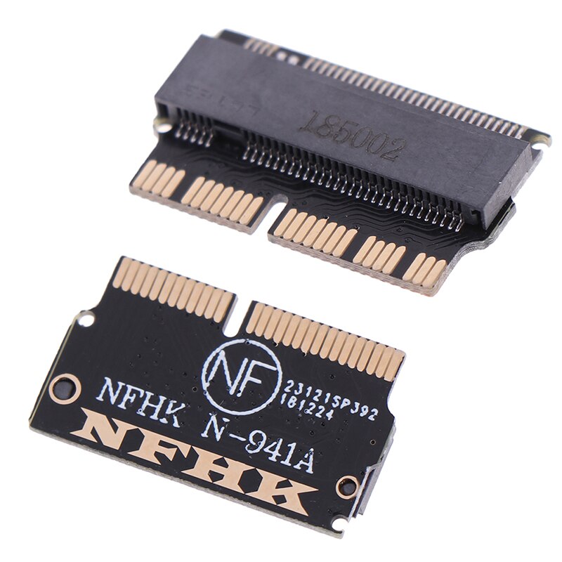 1x pci-e x4 m.2 ngff para cartão adaptador ssd para macbook air a1465 a1466 a1398 a1502