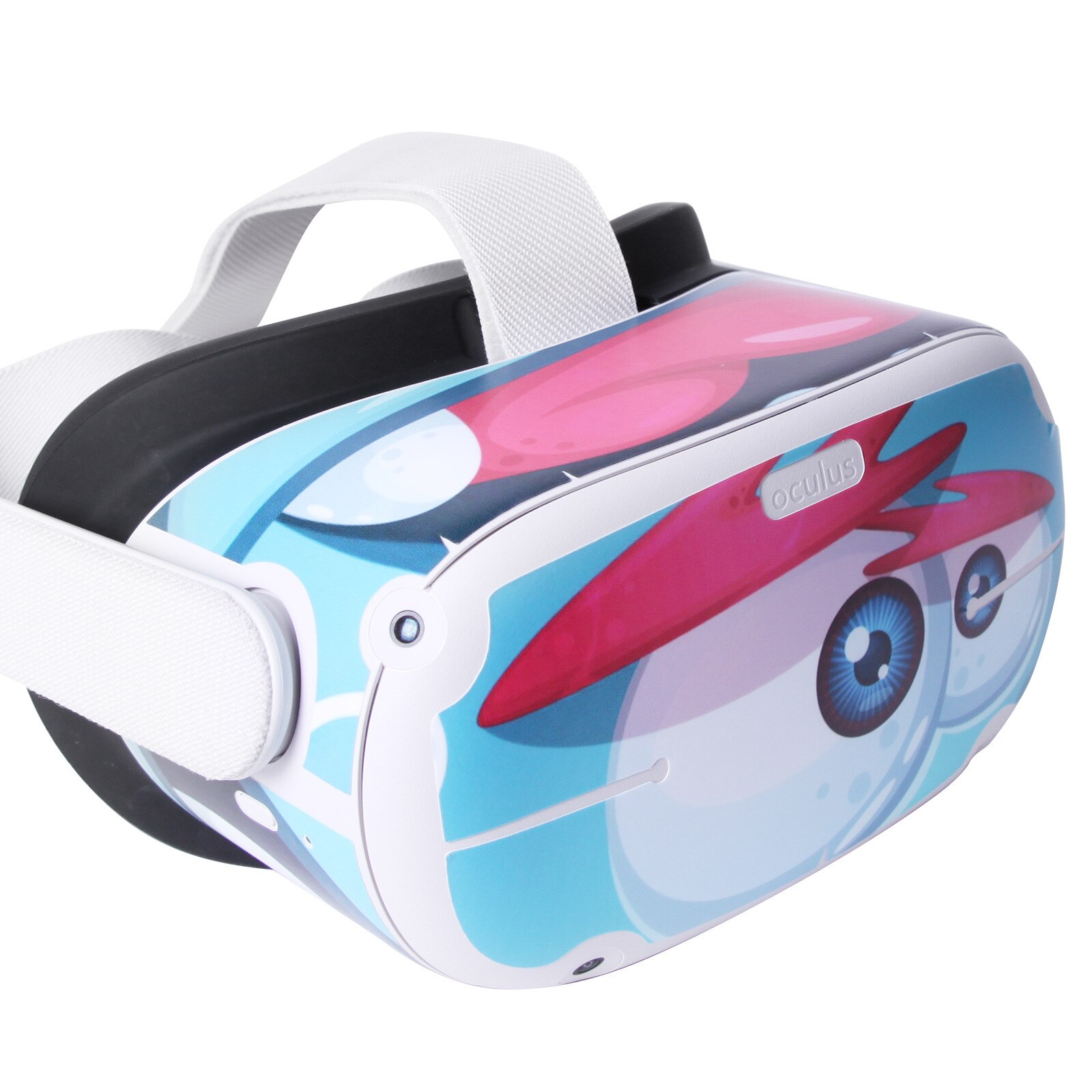 Voor Oculus Quest 2 Sticker Vr Bril Controller Hoofd Dragen 3D Somatosensorische Game Console Decoratieve Sticker