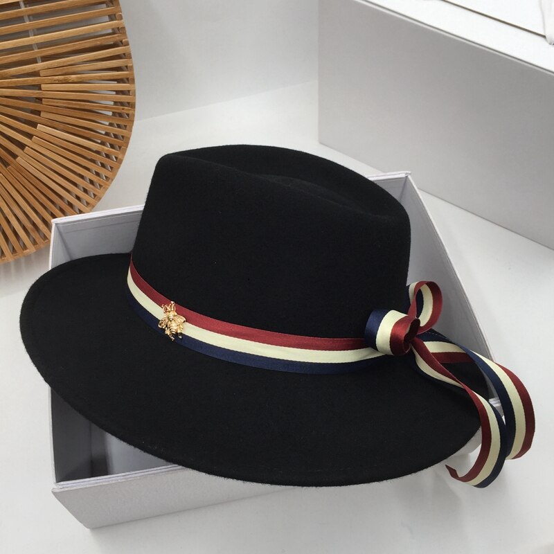 British jazz cap wool Ms qiu dong aristocratic small wind restoring ancient ways suction hat party hats fedoras panama