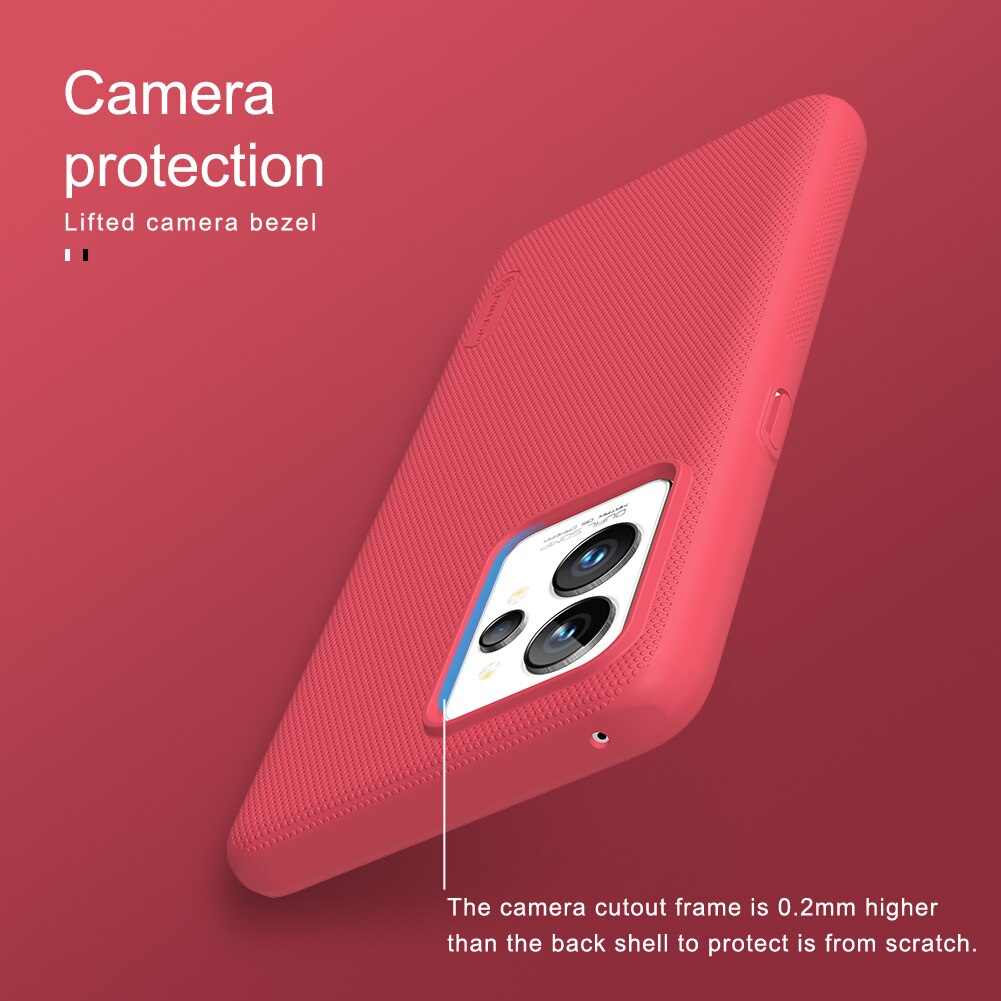 Hülle für Realme GT 2 Pro Nillkin Frosted Shield Matt PC Harte Rückseitige Handyhülle für OPPO Realme GT2 Pro Case