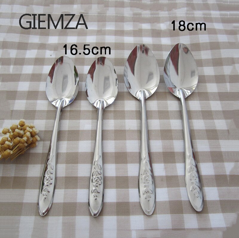 GIEMZA 20/30pcs Presenteren Lepels Rvs Geen Demitasse Wegwerp Lepel Mengen Keuken Gereedschap Metalen Koken Soep Restaurant