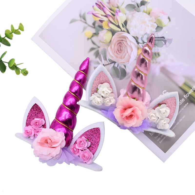 Unicorn Headband Halloween Children's Headband Birthday Party Baby Hair Accessories Headdress Unicorn Party
