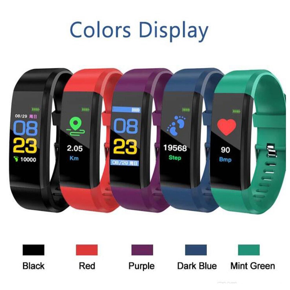 Hartslagmeter Waterdicht Call Herinnering Smart Armband Mannen Vrouwen Horloge