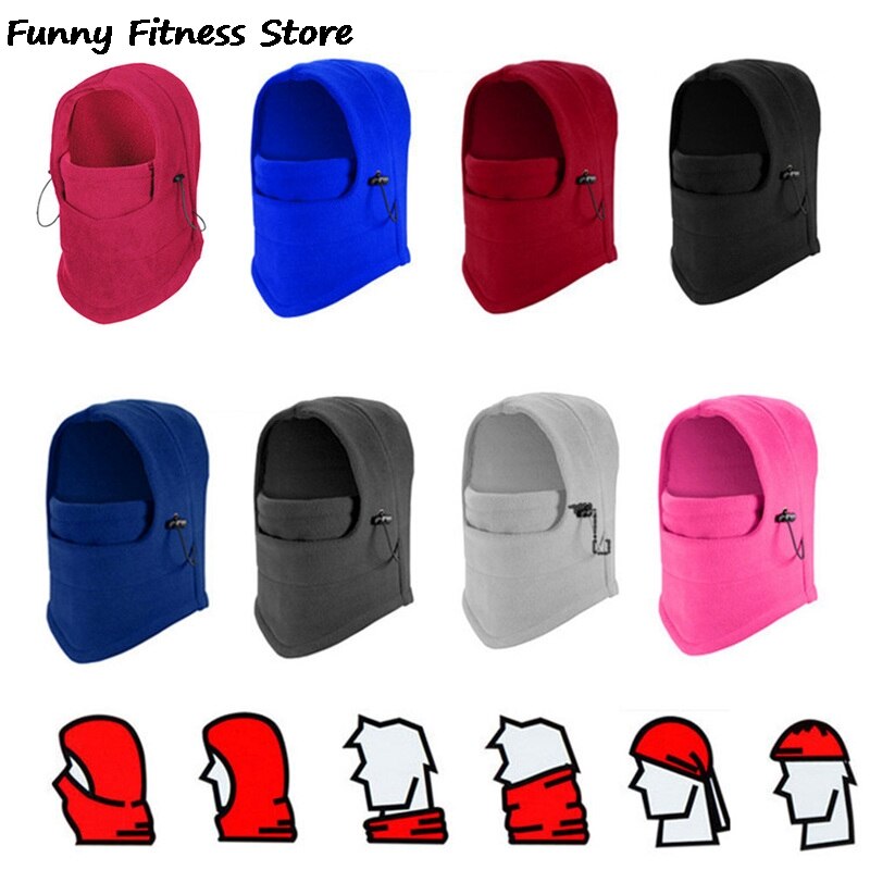 Gorra de invierno para escalada y senderismo, máscara de lana para exteriores, a prueba de viento, para acampar, pesca, gorra de protección UV para cubrir cuello y rostro