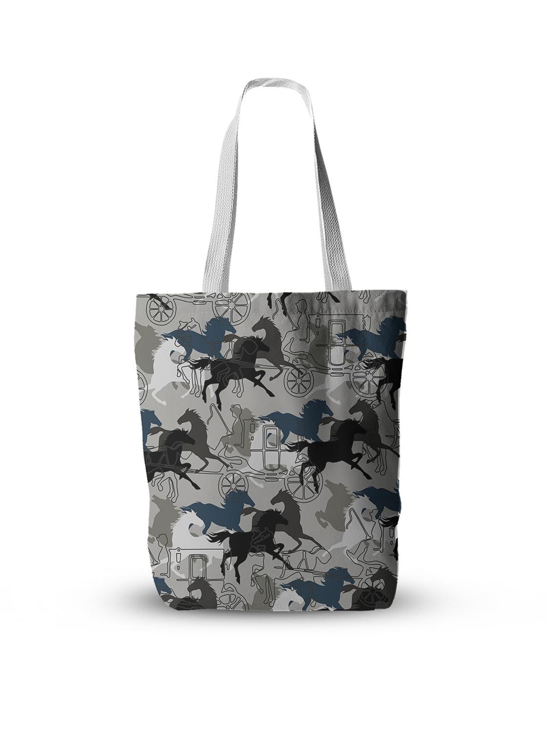 Serie de camuflaje bolso de lona plegable, bolso de compras de gran capacidad, multifunción, de gran: style8