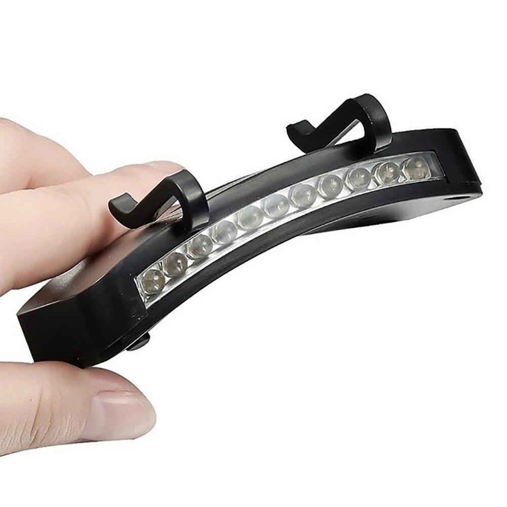 Casquette de pêche à 11 LED Super lumineuse, lampe frontale, lampe-torche, chapeau, Clip, lumière forte, nouveauté