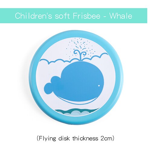 Ruizhi Weichen Tuch Flying Disc Kinder Nette Fliegende Untertasse Gefühl Ausbildung Kindergarten Spiele Outdoor-Sport Kinder Spielzeug RZ1021: whale