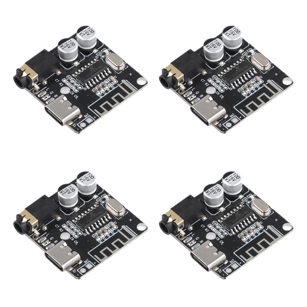 5-1 Stück Audio--Empfänger platine Bluetooth-kompatibel 5,0 3,7-5V MP3 verlustfreie Decoder-Karte drahtloses Stereo-Musik modul für DIY: Himmel Blau