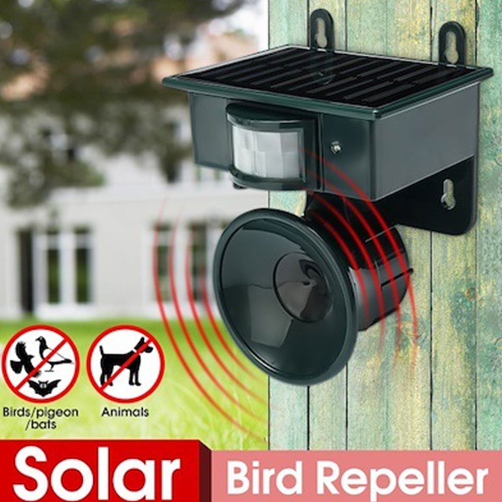 Solar Sonic Animal Repelente, Sensor de Movimento Dog, Scarer, Coruja, dissuasor, Quintal ao ar livre, Cão