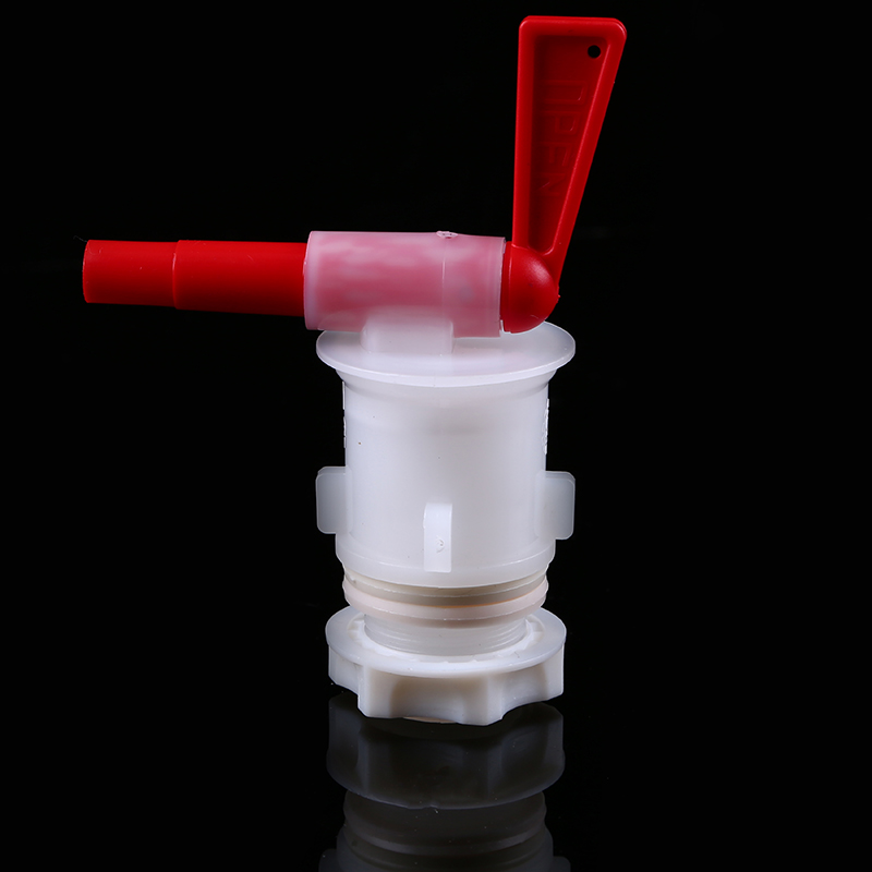 Grifo de plástico para fermentación de botellas, llave con válvula de espiga para cerveza casera, dispensador de cubo de fabricación de vino, herramienta de bar