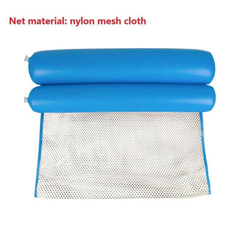 Air Mattress Foldable Swimming Pool Water Hammock Inflatable Chair Mattress Beach Lounger Floating Sleeping Bed Chair Hammock: 16