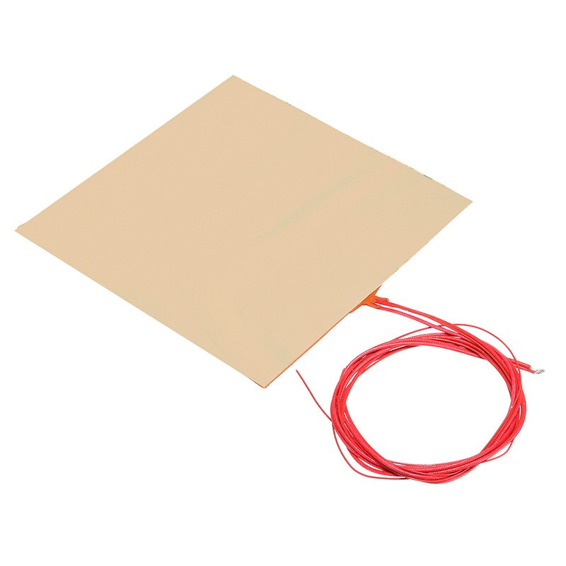 200 x 200mm 110V 220V 200W Silicone Heated Bed Heating Pad w Thermistor for 3D Printer Parts Electric Heating Pads