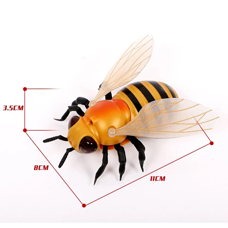 RC Insects Model Simulation RC Infrared Induction Insect Toys Scary Tricky Fly Bee Ladybug Toy
