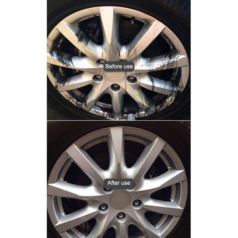 Car Wheel Tire Cleaner Safe Cleaning Rust Remover Iron Removal Alloy Cleaner