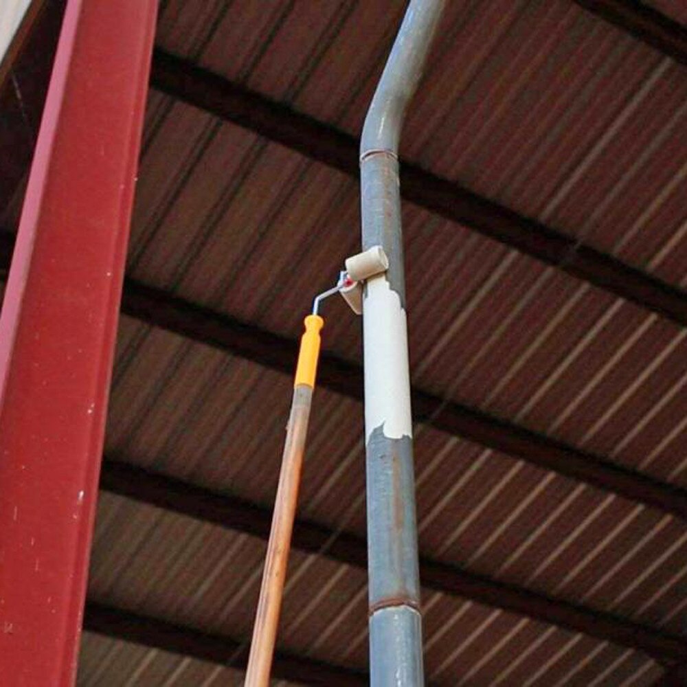 Roll All Dual Paint Roller Helps Paint Fencing Poles And Corners Dual Paint Roll
