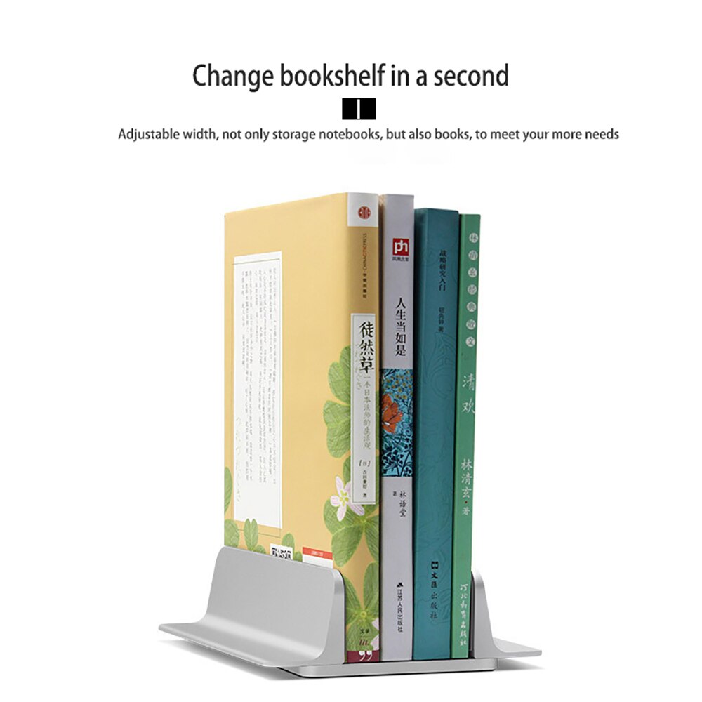 Alumiiniseoksesta säädettävä kannettavan tietokoneen teline tabletti kirja muistikirjateline seisomapöytä macbook pro air dellin kannettavan tietokoneen tarvikkeet