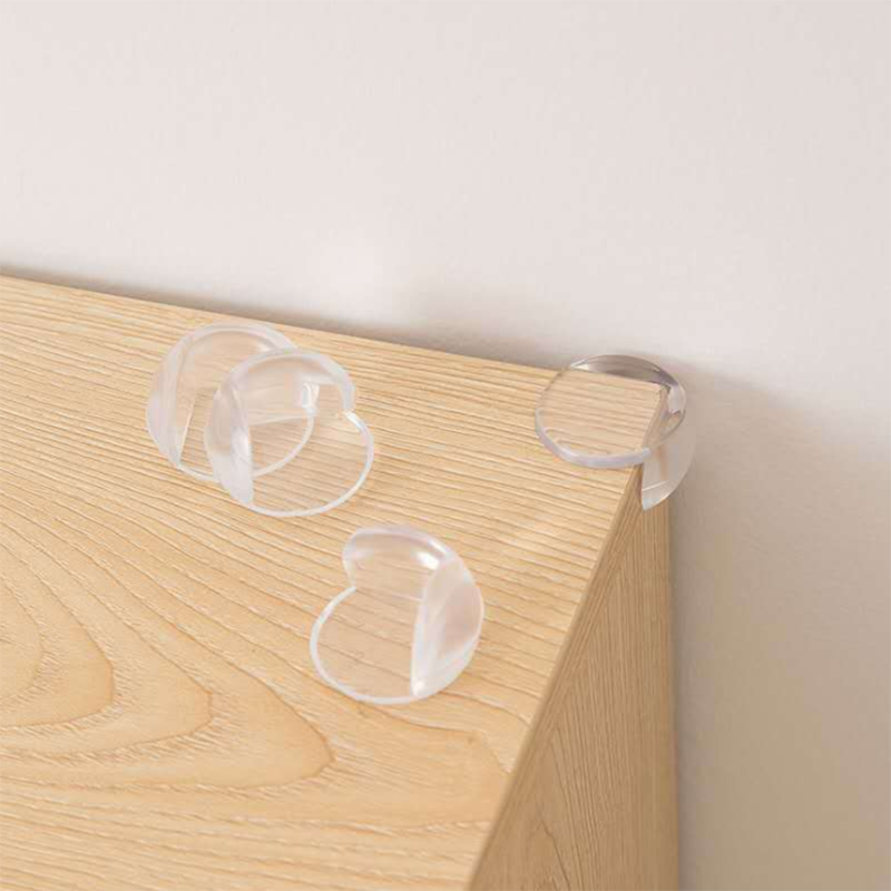 4 sztuk/zestaw niemowlę bezpieczny silikon ochraniacz róg stołu ochrona krawędzi pokrywa dzieci niemowlę Anticollision krawędzi osłony narożników dziecka