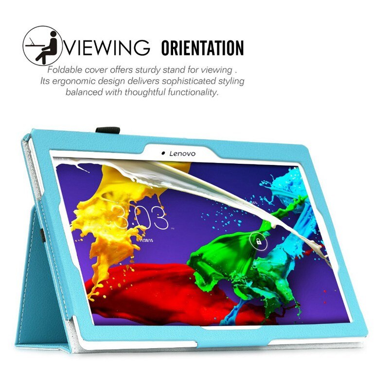Litchi stand PU Leather Case For Lenovo Tab 2 A10-70F/L A10-30 X30F/M Tab 3 X70 X70F X70M Tab 10 TB-X103F X103F case