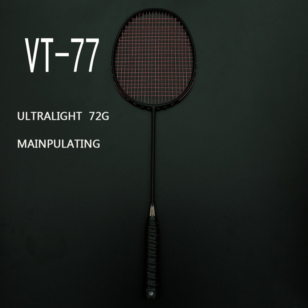 Pure Carbon Badminton Racket Different Performance Meet Your Different Style Ultra Light 6U Broken Wind Frame Training LJ3024JXD: VT-77 