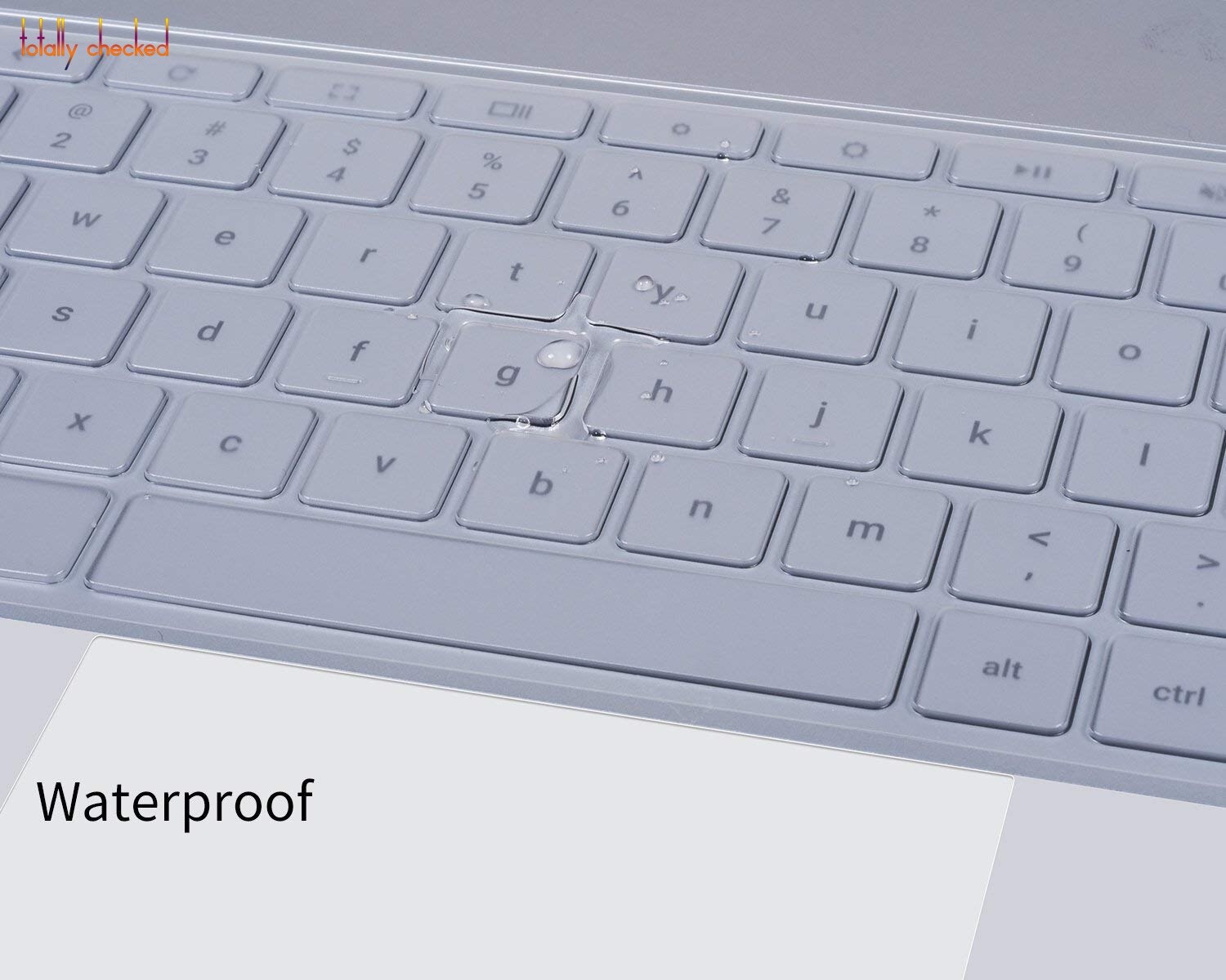 Laptop Keyboard Cover skin Peotector for Google Pixelbook 12.3" Touch-Screen Chromebook Tablet Released US Layout