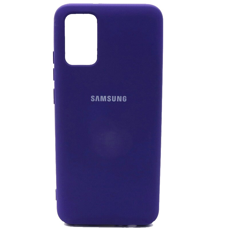 A02s etui Samsung Galaxy A02S SM-A025F A 02S jedwabisty silikonowy pokrowiec wysokiej jakości miękki w dotyku tył ochronny: Purple