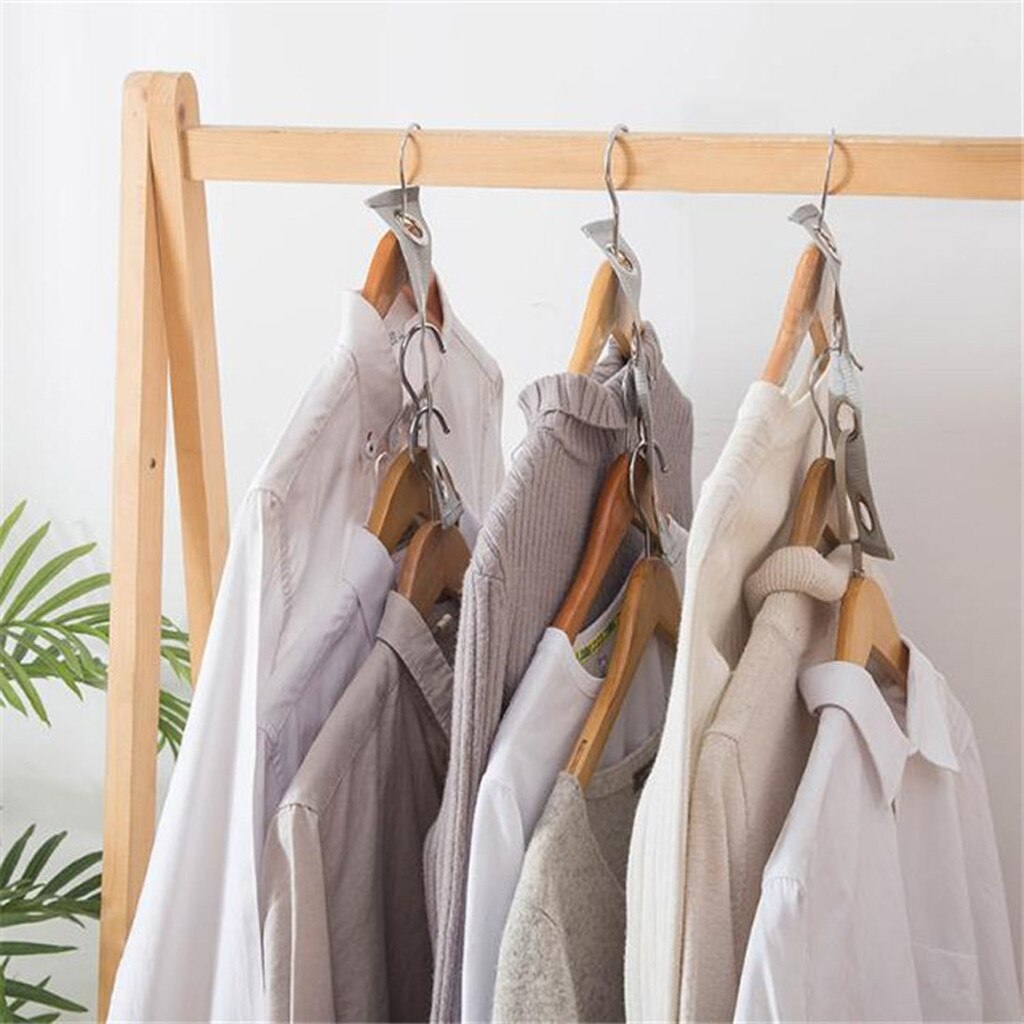 Closet Hanger Wonder Ruimte Besparen Magic Extension Verbinding Kleding Rek Band