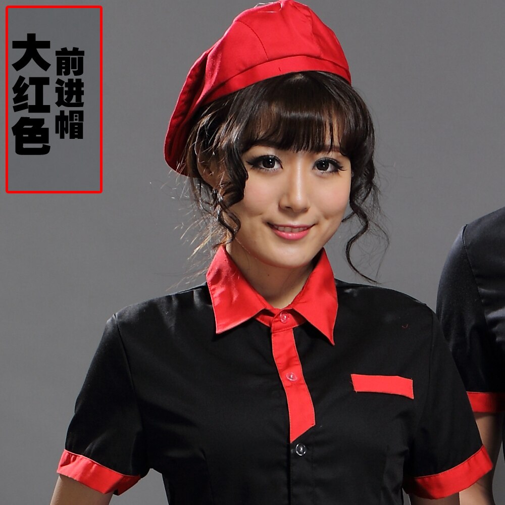 Hotel Werk Service Cap West Restaurant Hoed cafe front Cap restaurant brood winkel hoed Hotpot Restaurant Ober Advance Hoeden: Red cap