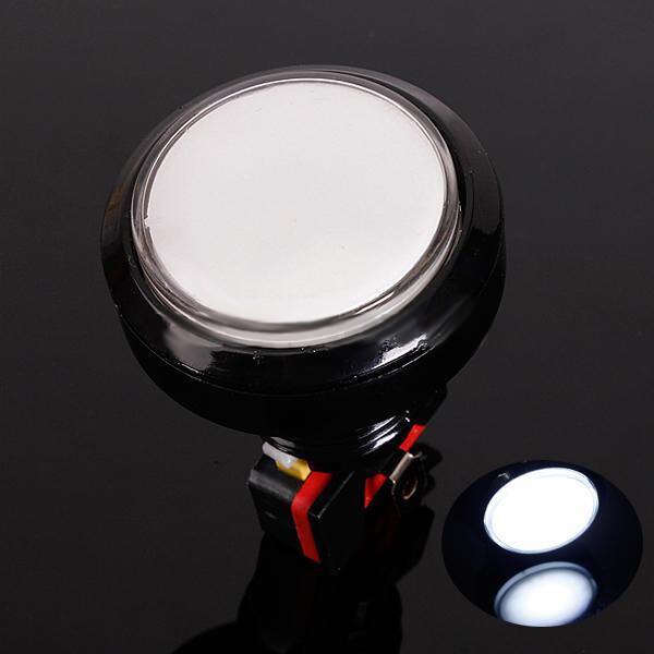 45mm verlichte led-lampen met 5 kleuren voor arcade-videogames, grote ronde drukknoplampen