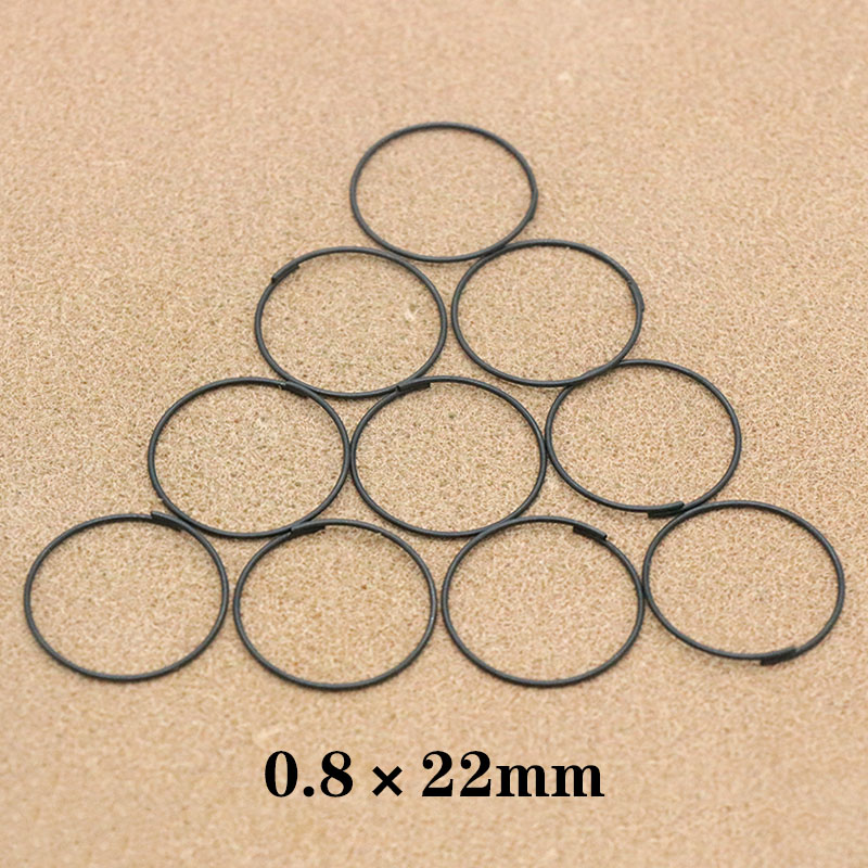 Anillo de resorte para buje de bicicleta, 10 Uds., 20mm/22/24/26/30mm, componentes para bicicleta de montaña, suministros de Base de torre, accesorios: Negro