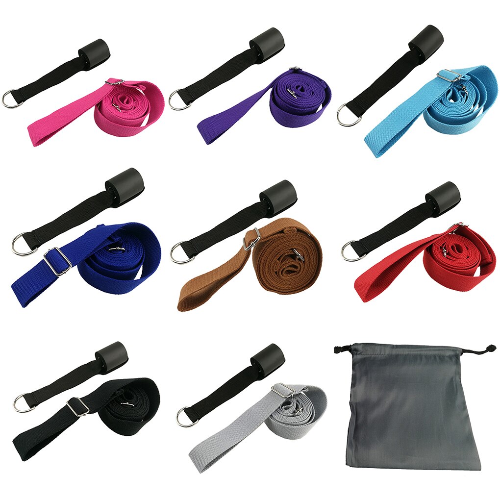 Stretching balett stretch band ben stretcher yoga träning bälte dans gymnastik pilates bodybuilding fot pull up rep