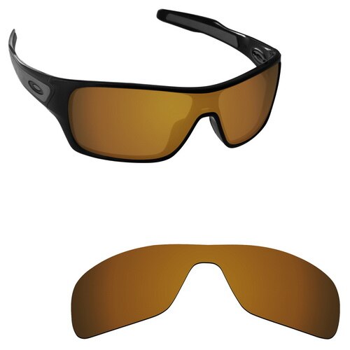 ToughAsNails Polarisierte Ersatz Linsen für Oakley Turbine Rotor Rahmen-Sorten: Peach Gold