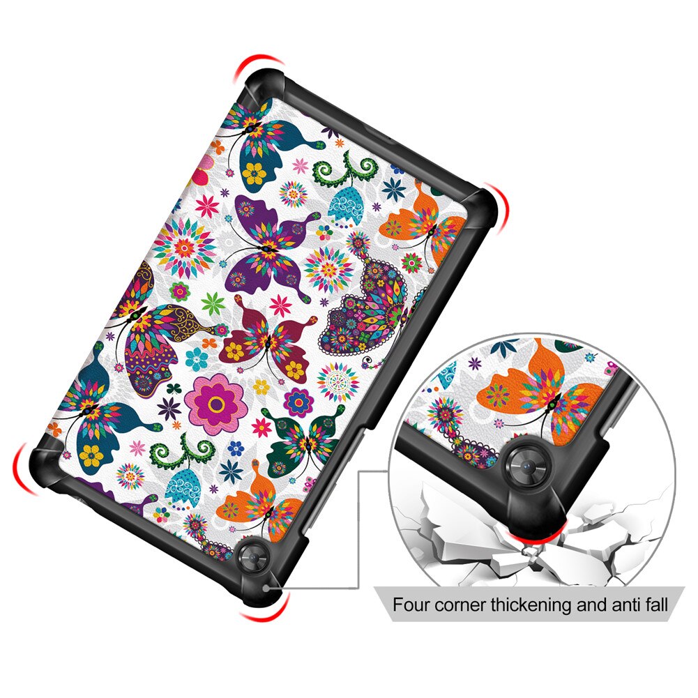Tablet Case for Lenovo Tab M7 - PU Leather Folio Cover - Drop & Dust Resistant