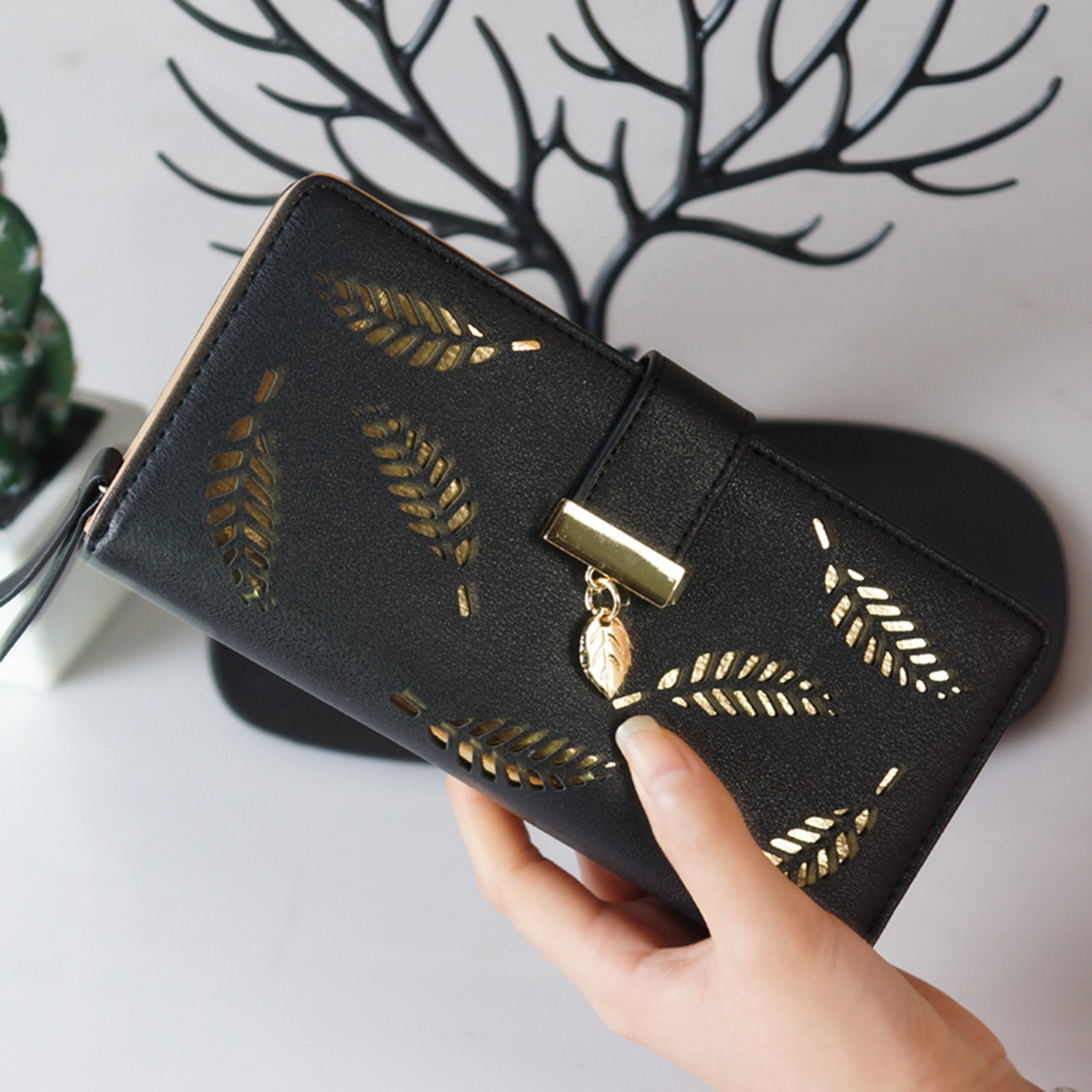 PU Leather Women Wallets Hasp Lady Moneybags Zipper Coin Purse Woman Envelope Wallet Money Cards ID Holder Bags Purses Pocket
