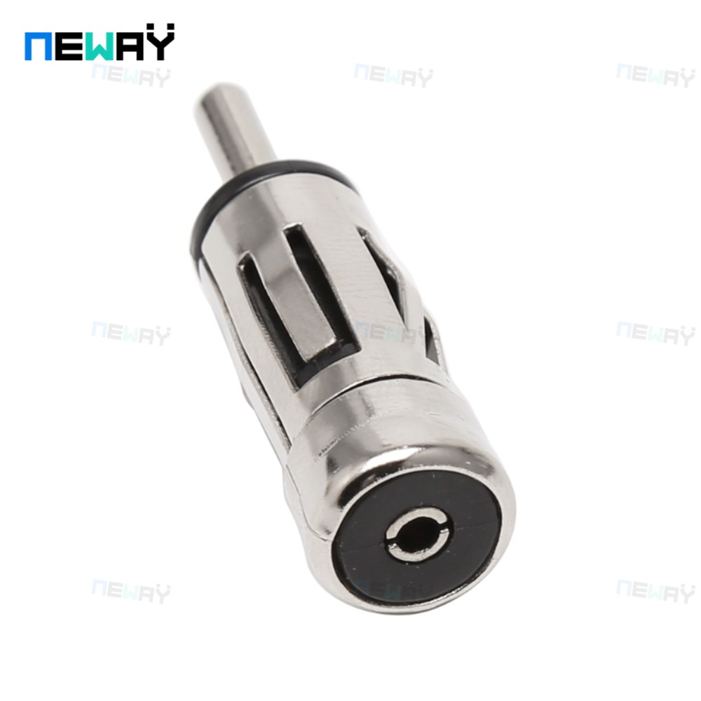 Car Vehicles Radio Stereo ISO To Din Aerial Antenna Mast Adapter Connector Plug for Car Radio Stereo Autoradio Fit Most Types