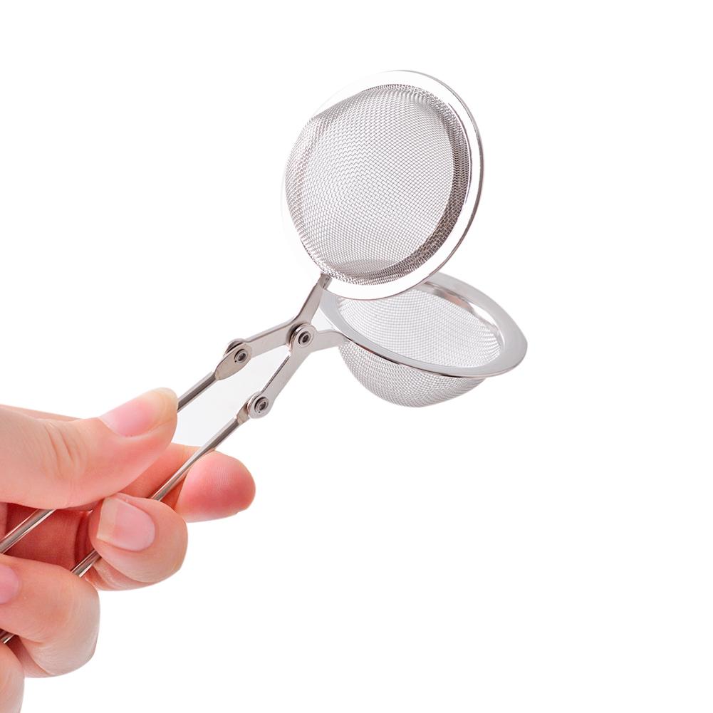 Infuser Locking Spice Tea Ball Filter Reusable Stainless Steel Tea Strainer Mesh with Handle Tea Filter Strainers Kitchen Tools