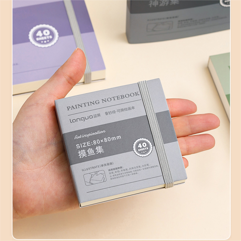 40 Sheets Handheld Drawing Notebook Tearable 250g ... – Grandado