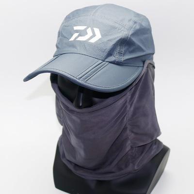 Mænd daiwa fiskeri hatte og kasketter med hals mærke anti myg åndbar hurtig tør daiwa fiskeri tøj vindtæt tøj: 21