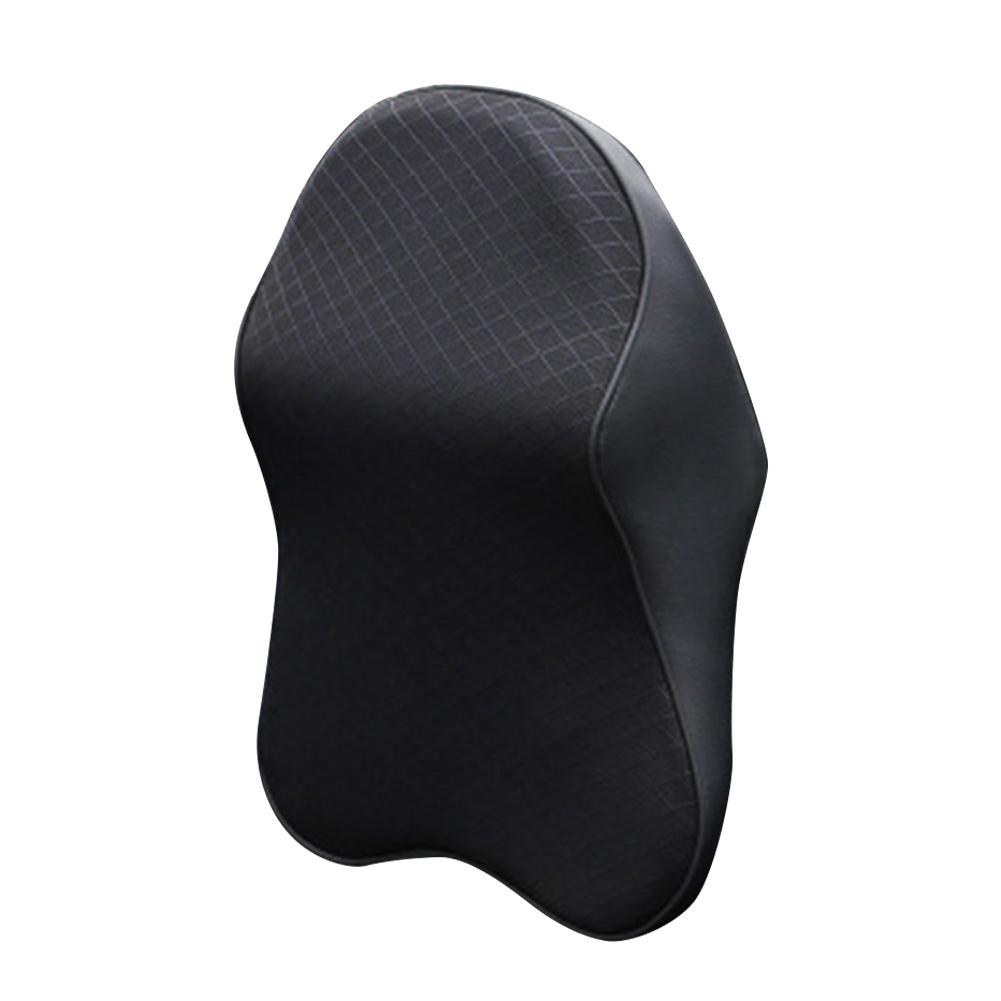 Memory Foam Car Seat Headrest Comfortable Seat Supports Lumbar Backrest Car Seat Pillow Headrest Cushion Pads Oto Aksesuar: 30 Times 22cm black