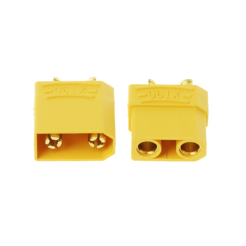 20Pcs /10 Pairs Female Male XT90 Banana Bullet Connector Plug For RC LiPo Battery Gold Plated Banana Plug