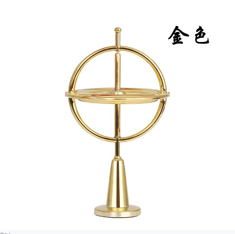 Metal magisk balance spinding top magisk gyroskop gyro intellektuel gryo legetøj uddannelse ornament ornament jul