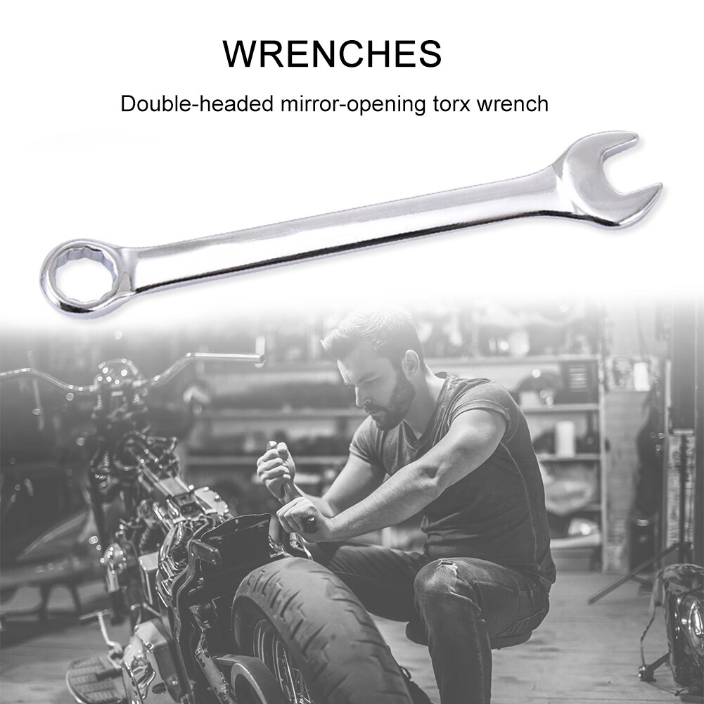 Open Box End Combination Metric Wrenches Steel Dual-use Fixed Fast Head Mechanical Spanners Tool Kit Car Repair Tools