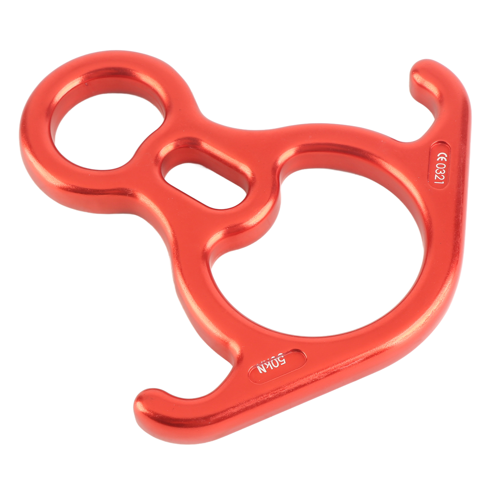 Figura de 50KN, descenso de cuerda de 8 palabras, Rappel, equipo de escalada en roca, descenso de 50KN, escalada, descenso de 8 cuerdas