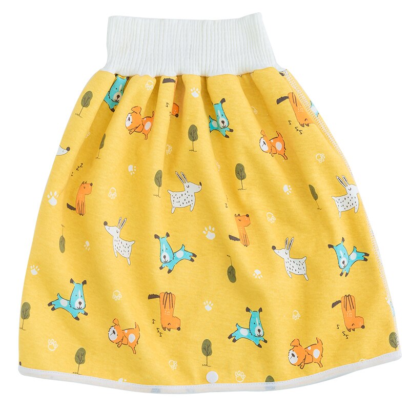 Baby Ausbildung Hosen 2 in 1 Babys freundlicher Windel Wasserdicht Wiederverwendbare Baumwolle Schlauch Röcke Leckage matt Abdeckung Schlafen Bett Kleidung: 3