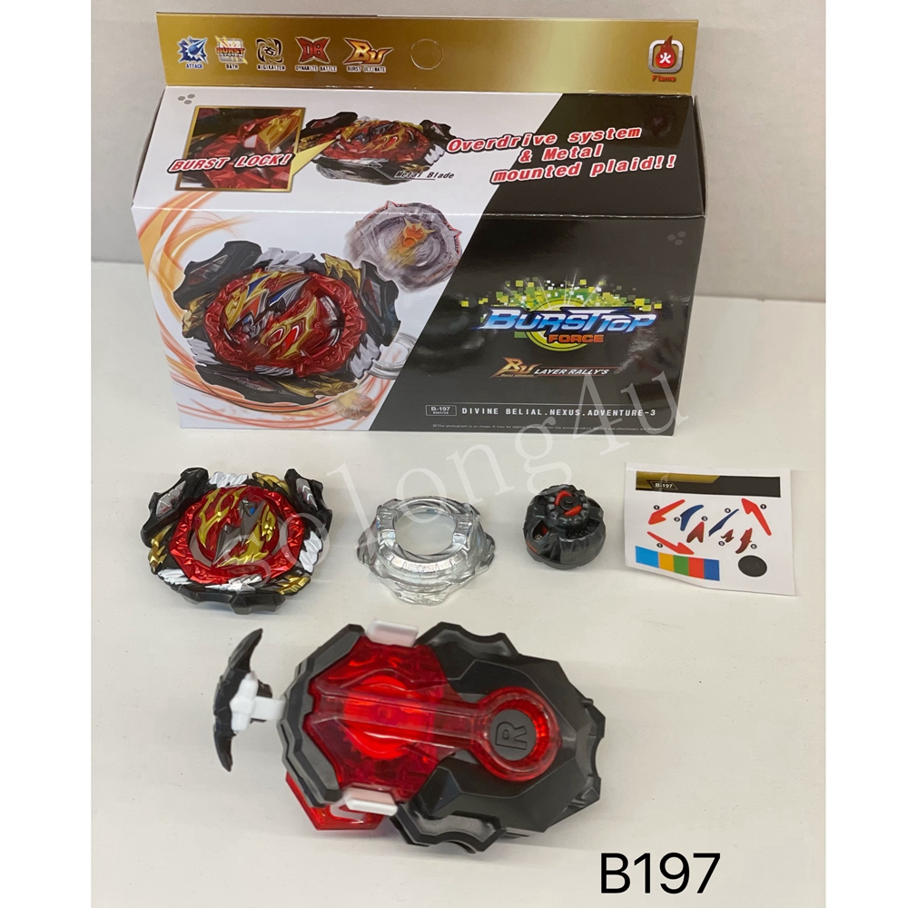 Solong4u trottola B-197 con il lanciatore Set diabolico dio Nexus avventura