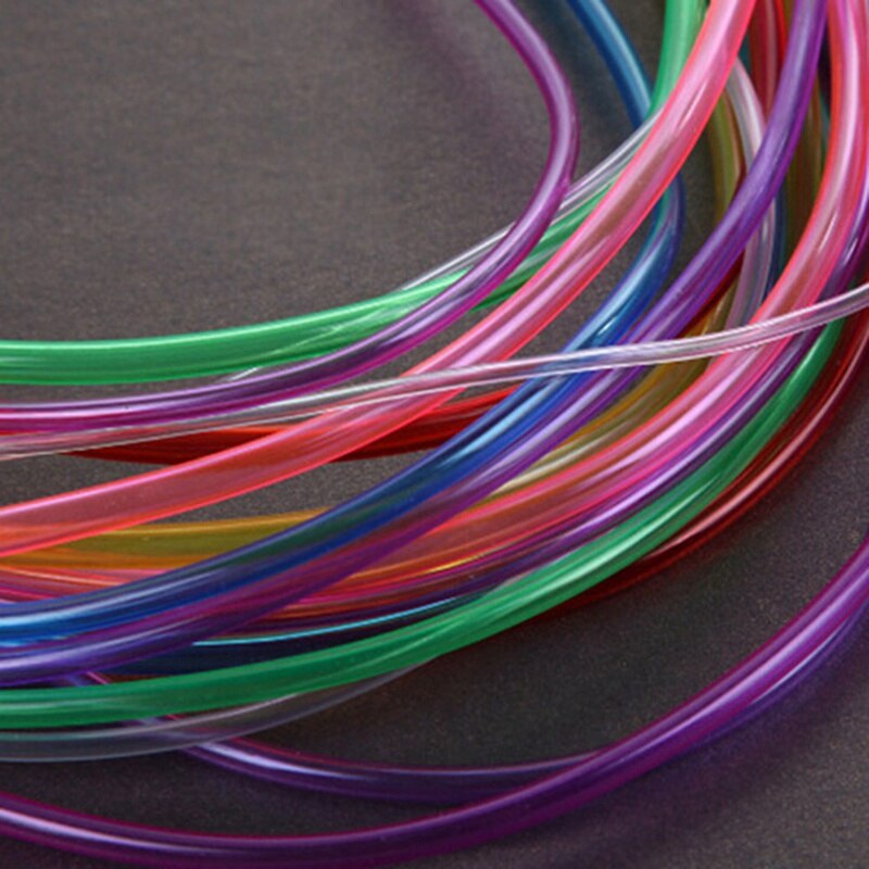 Multicolor tube 18 stuks/set bamboe rondbreinaalden set 40-120cm